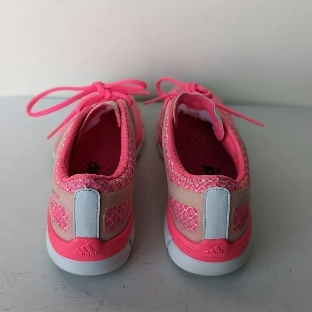 Adidas Climacool Neon Hot Pink Mesh Running Athletic Sneakers - Size 10 - Picture 5 of 8